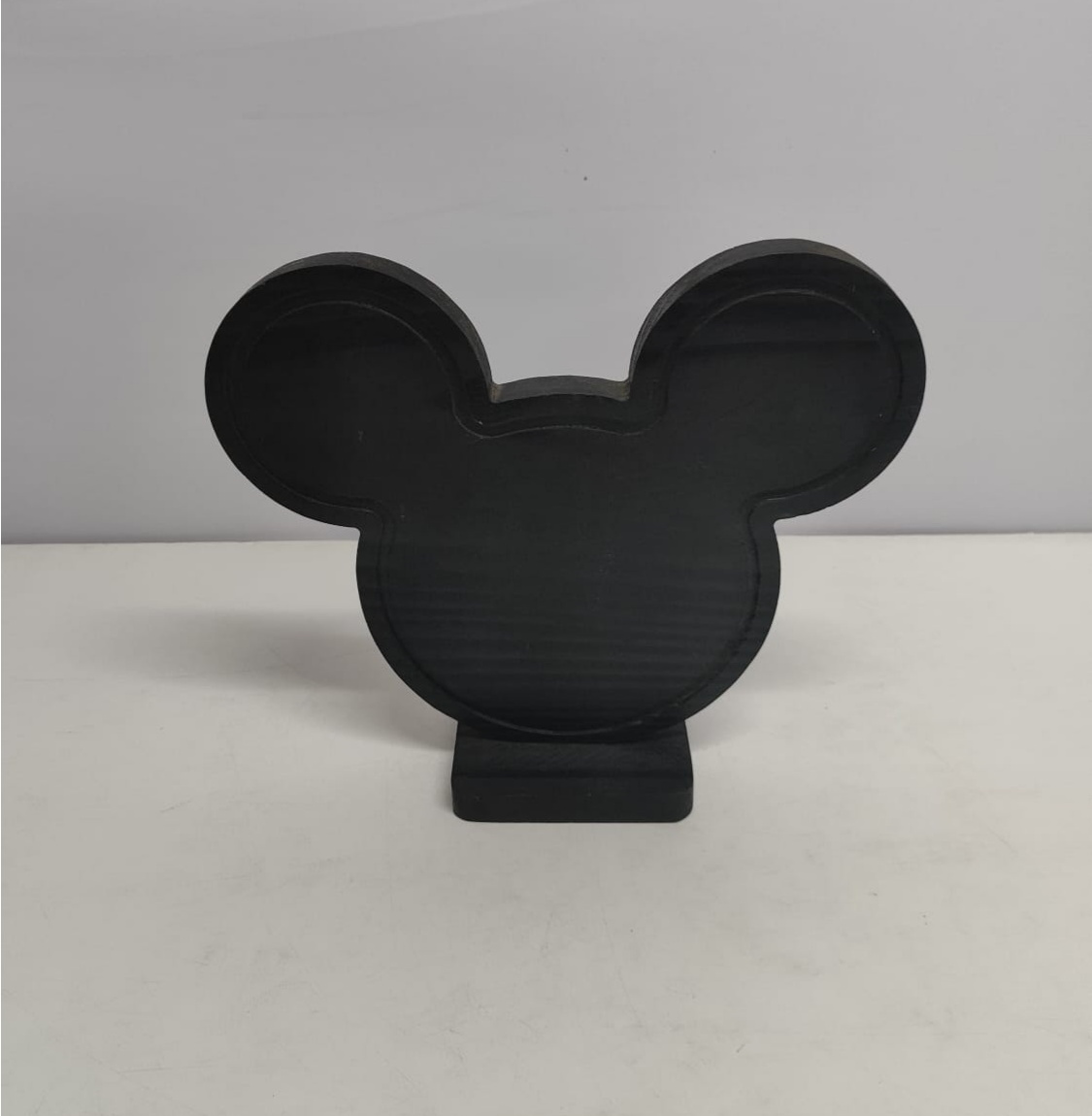 Totem Mickey Preto 30Cm Alt X 30Cm Larg - BBFestasAluguel 