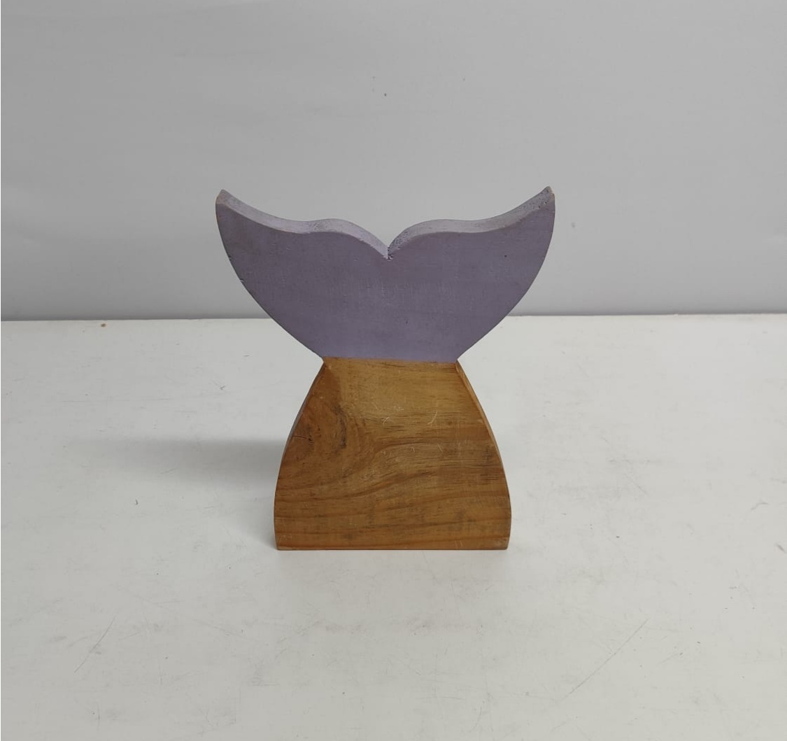 Calda de Sereia Mdf Lilás 25Cm X 20Cm - BBFestasAluguel 