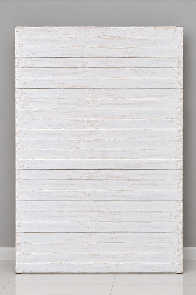 Painel Madeira Retangular Pallet Patinado Branco 2M X 1M - BBFestasAluguel 