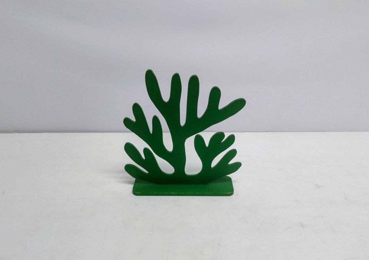 Totem Alga Marinha Verde Escuro 22Cm Alt X 22Cm Larg - BB Festas Aluguel 