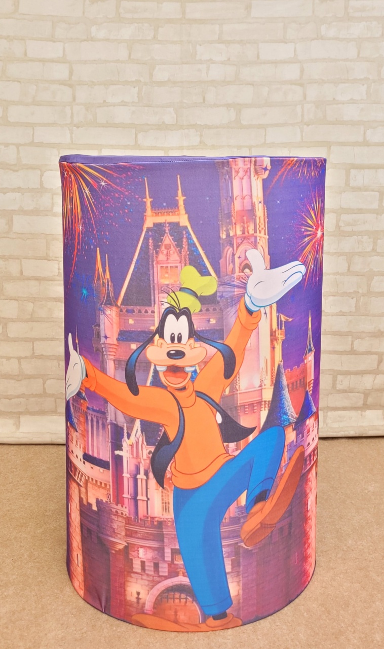 Capa Cilindro Mickey/Minie Lilás - G - lucia mendonça decoraçoes