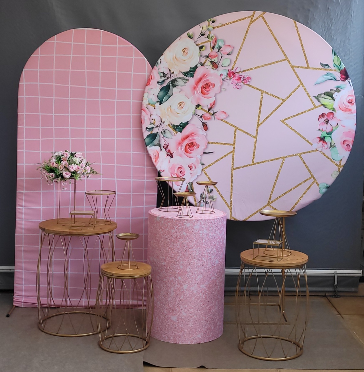 Floral Dourado 1 - lucia mendonça decoraçoes