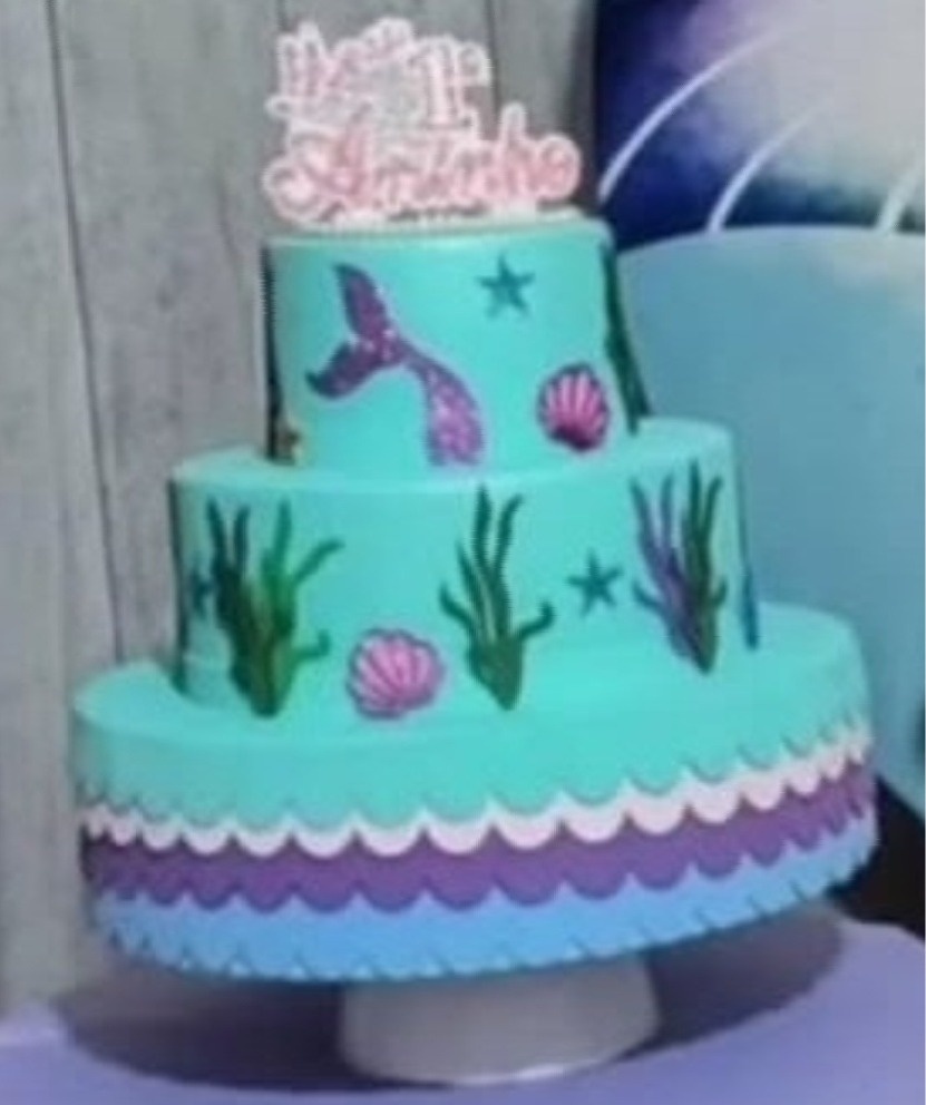 Bolo Sereia  - lucia mendonça decoraçoes