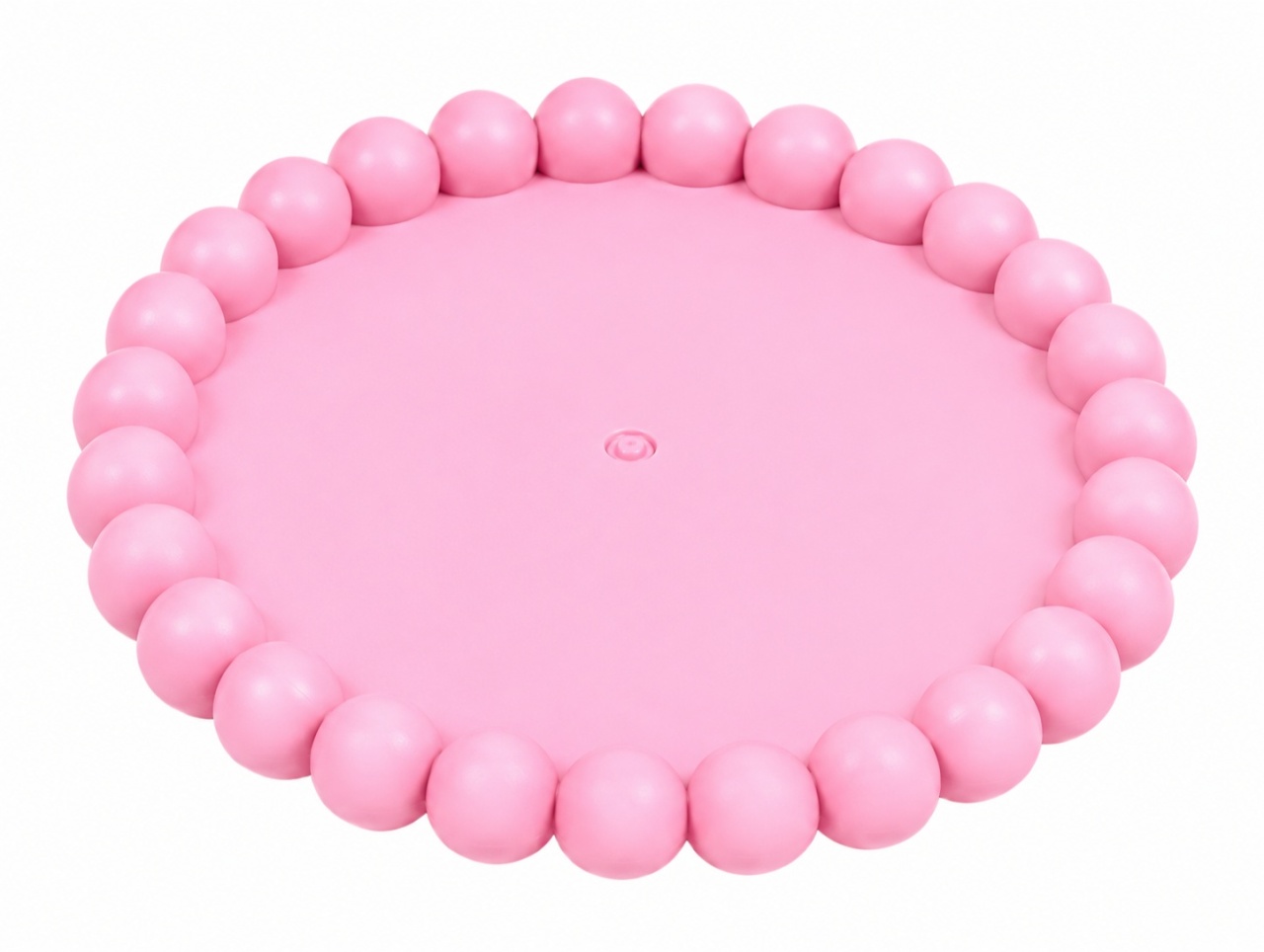 Bandeja Petit Redonda - Rosa Candy - lucia mendonça decoraçoes