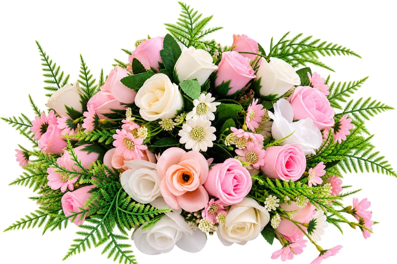 Arranjo Branco/ Rosa - M - lucia mendonça decoraçoes