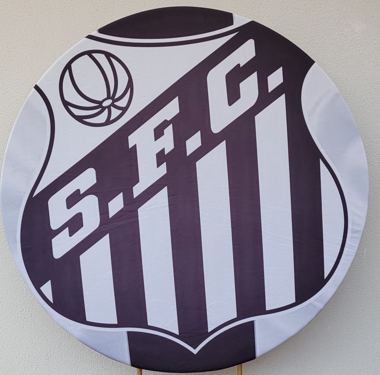 Capa Painel Redondo Futebol - Santos - lucia mendonça decoraçoes