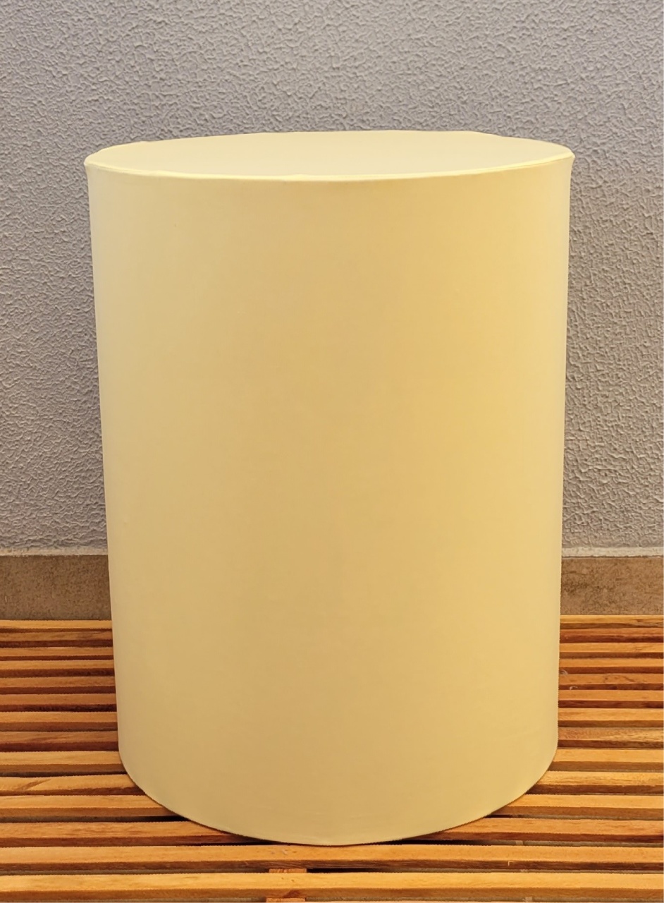 Capa Cilindro Amarelo Bebê  -  M - lucia mendonça decoraçoes