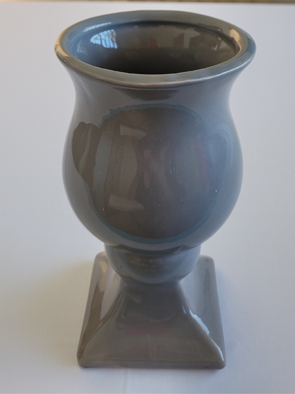 Vaso Colonial Cinza - M - lucia mendonça decoraçoes