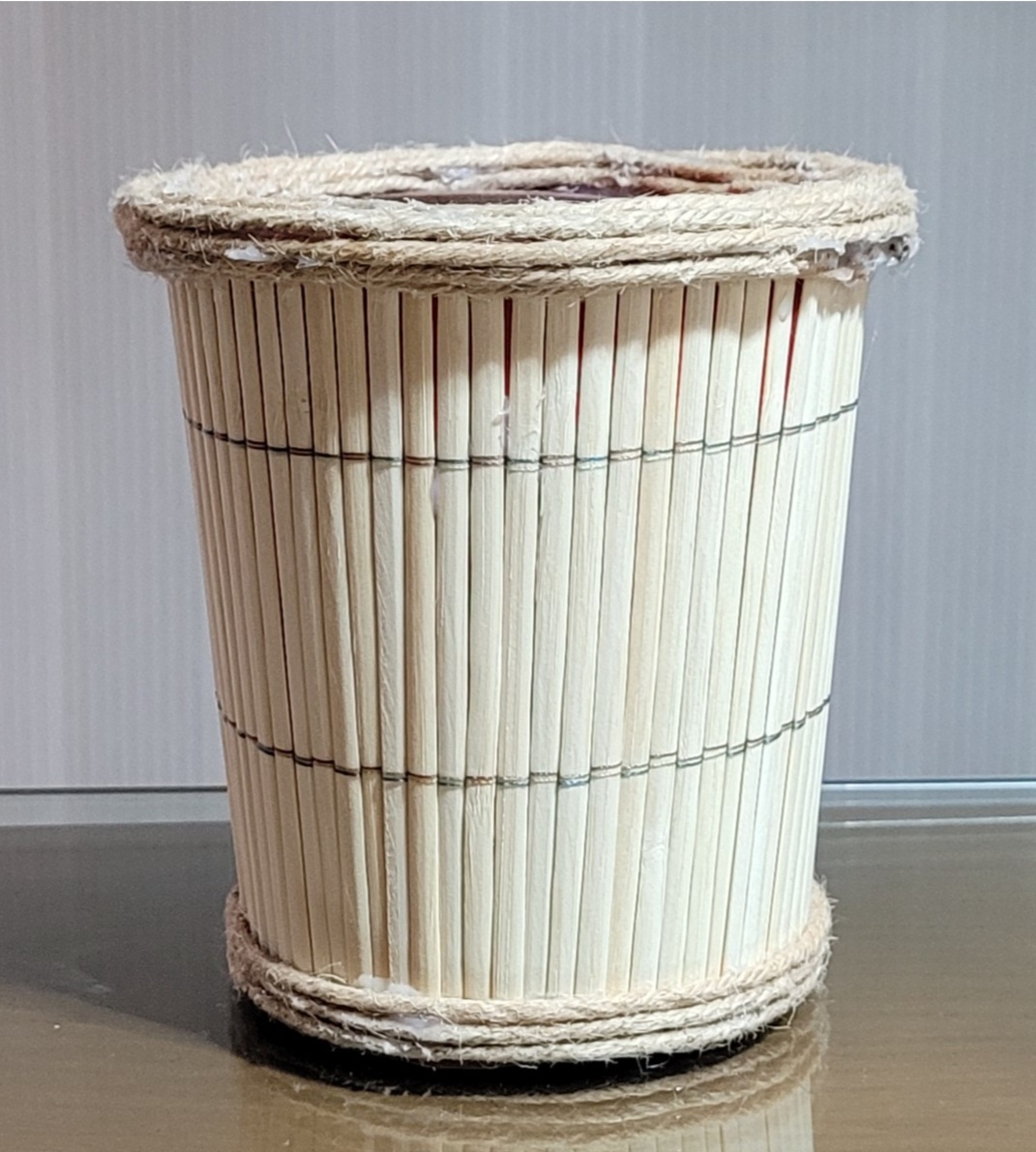 Vaso Palha P - lucia mendonça decoraçoes