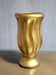 Vaso Torcido -Dourado M - imagem 1