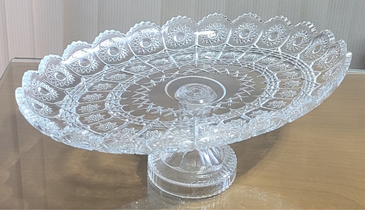 Bandeja Vidro Oval - G - lucia mendonça decoraçoes
