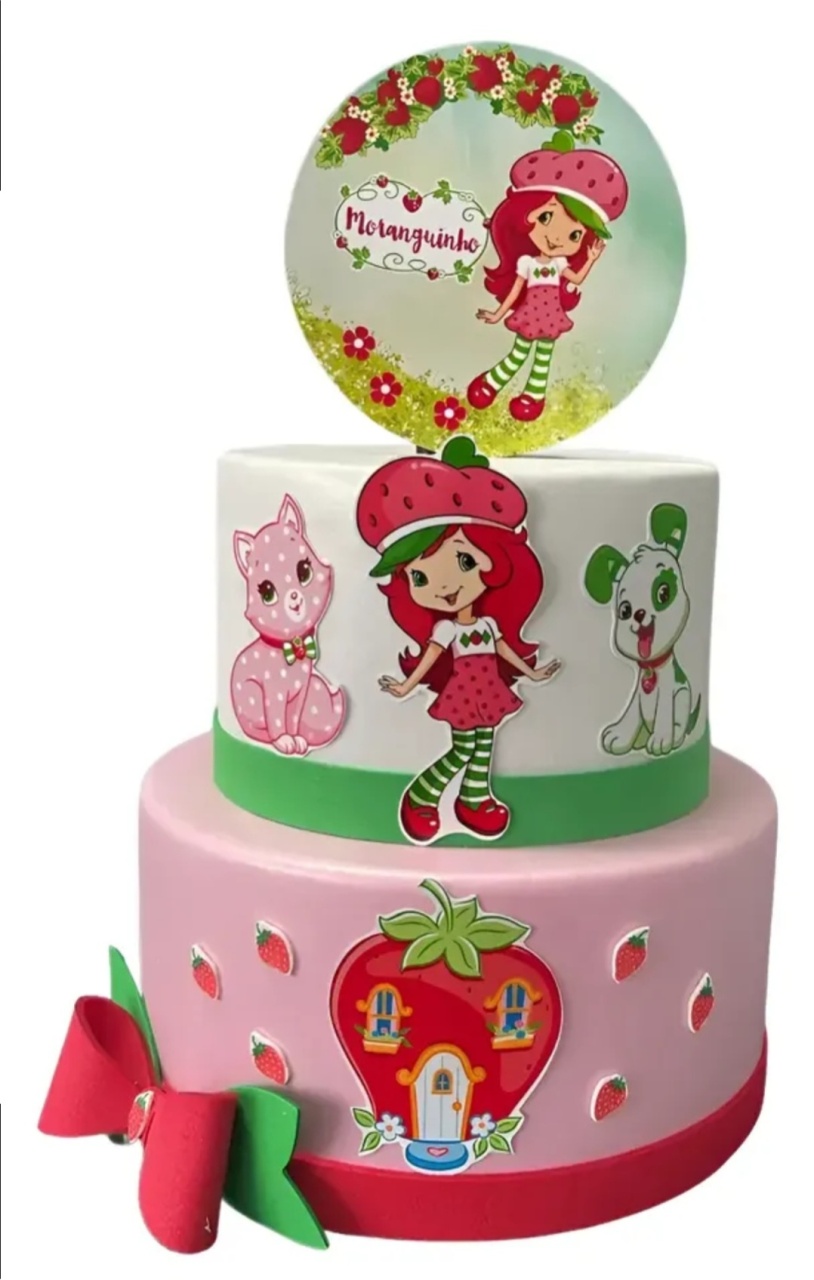Bolo Moranguinho - lucia mendonça decoraçoes