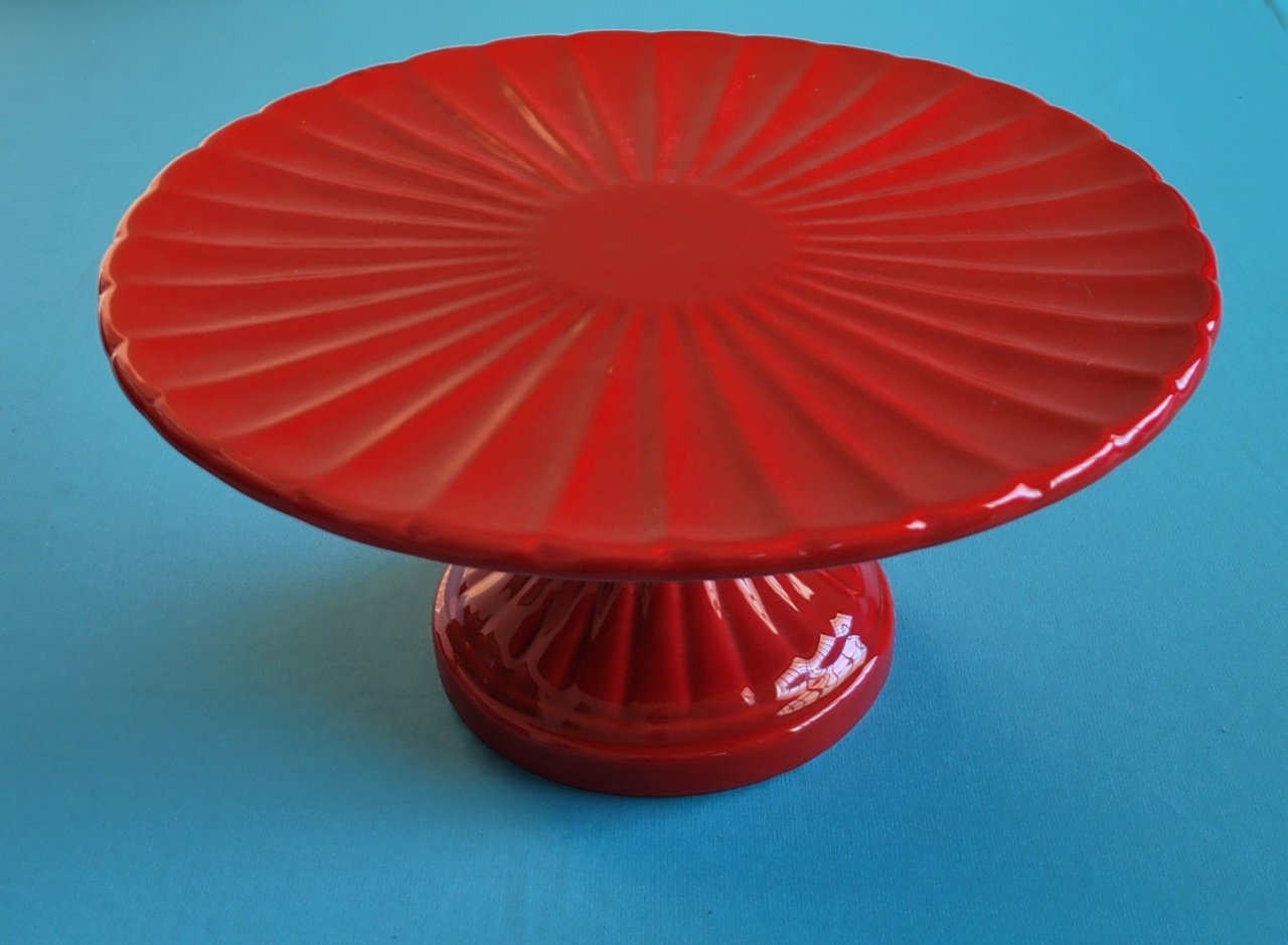 Boleira Floren  Vermelho G - lucia mendonça decoraçoes