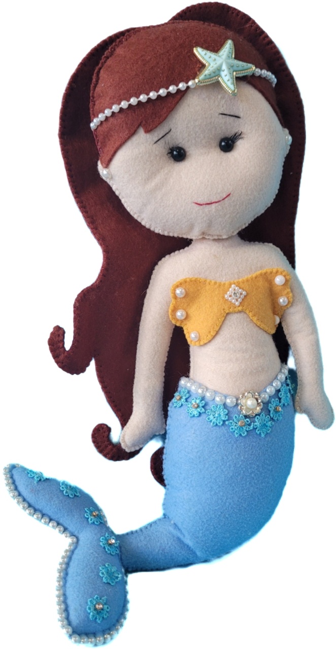 Sereia - Azul - lucia mendonça decoraçoes