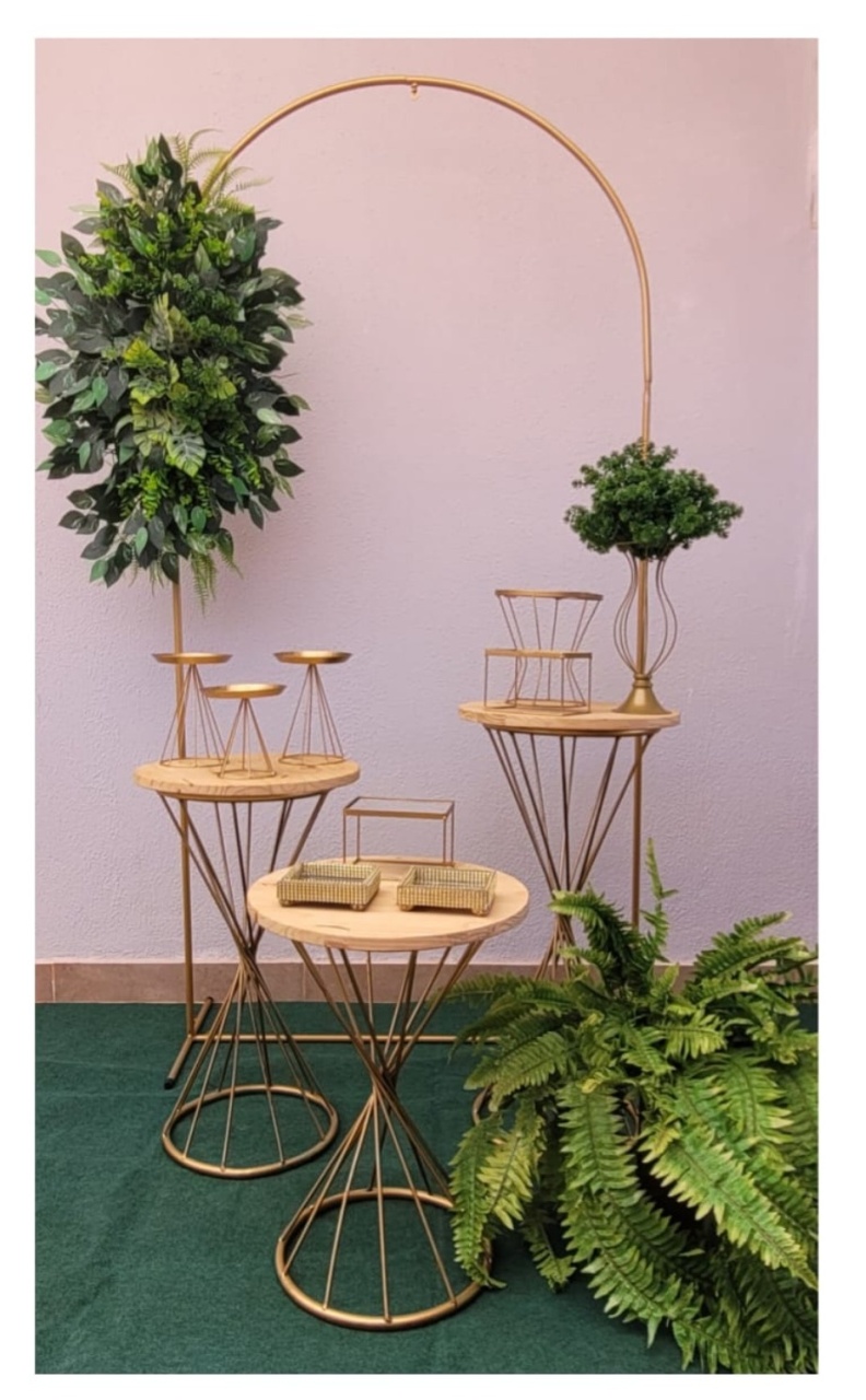 Dourado Com Verde - lucia mendonça decoraçoes