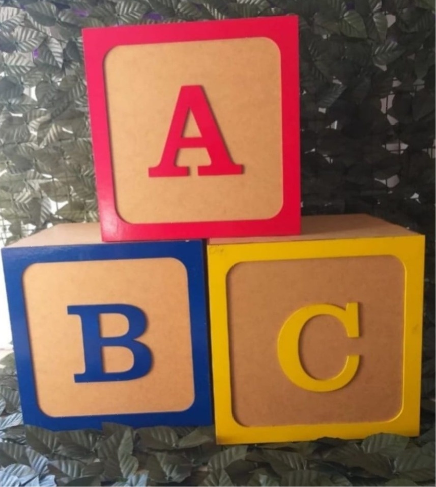 Trio Abc - Colorido -Piso - lucia mendonça decoraçoes