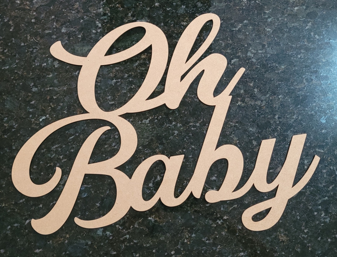 Oh Baby  - Dourado - lucia mendonça decoraçoes