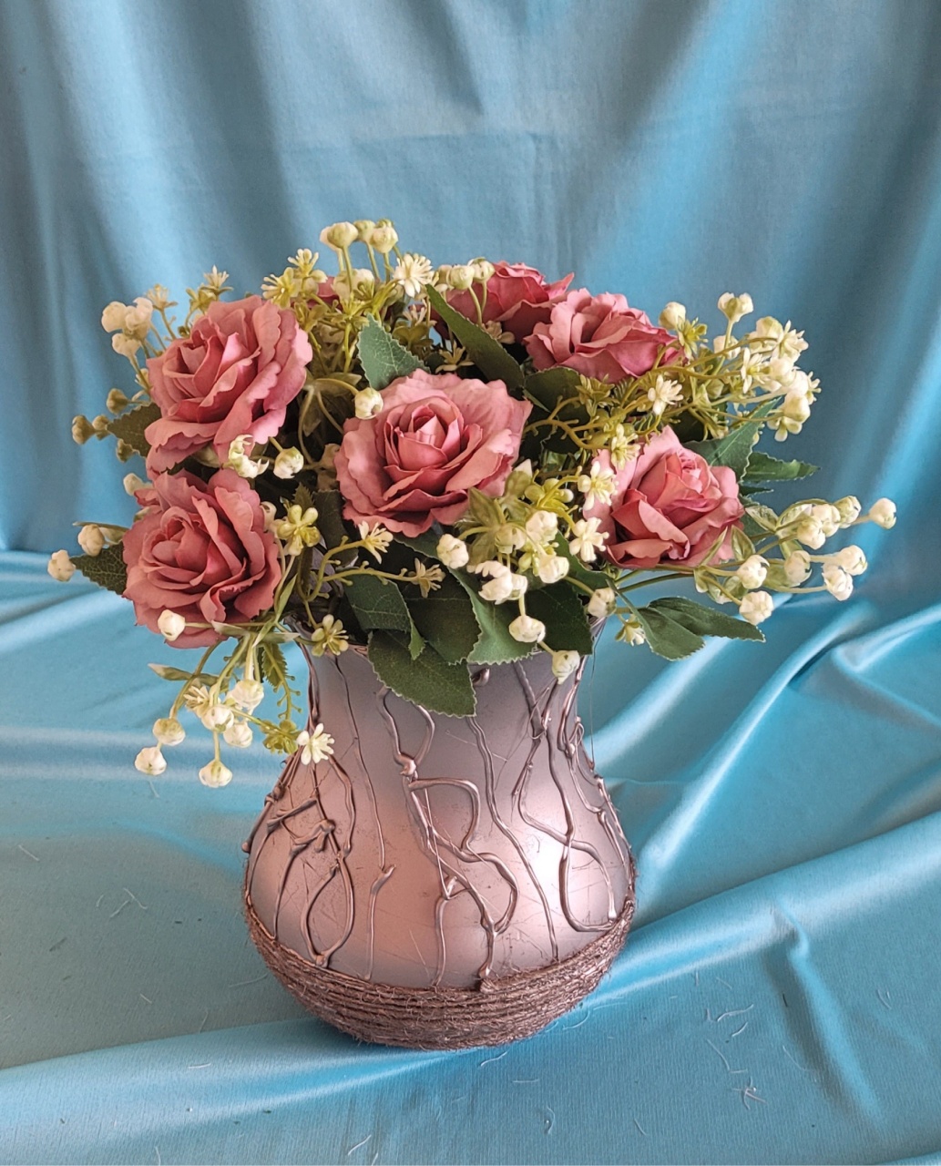 Arranjo Rosas P - lucia mendonça decoraçoes