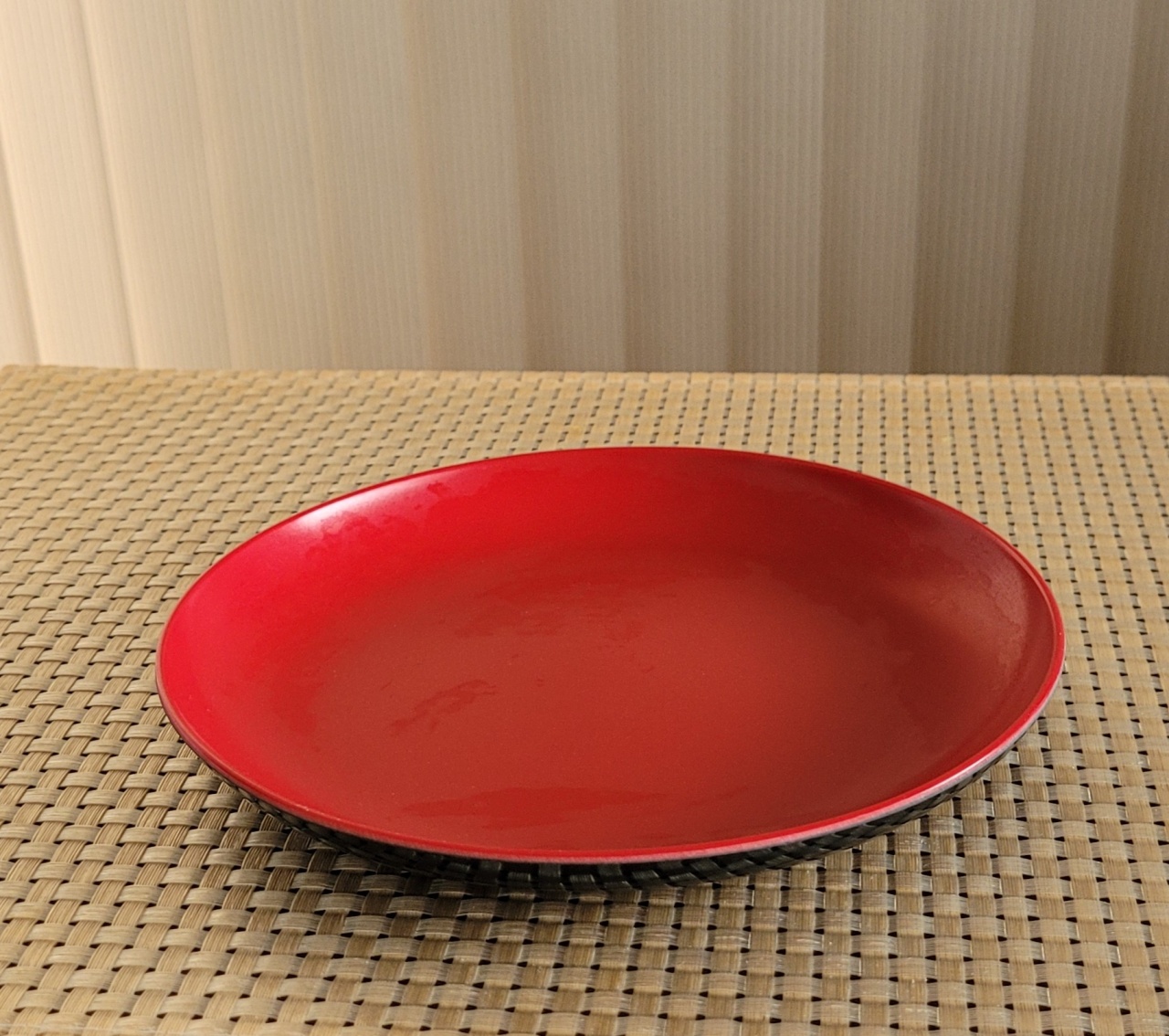 Vermelho Redondo Baixo - lucia mendonça decoraçoes
