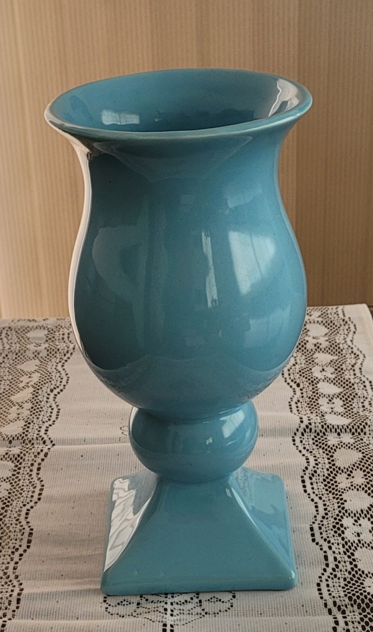 Vaso Colonial Azul - G - lucia mendonça decoraçoes