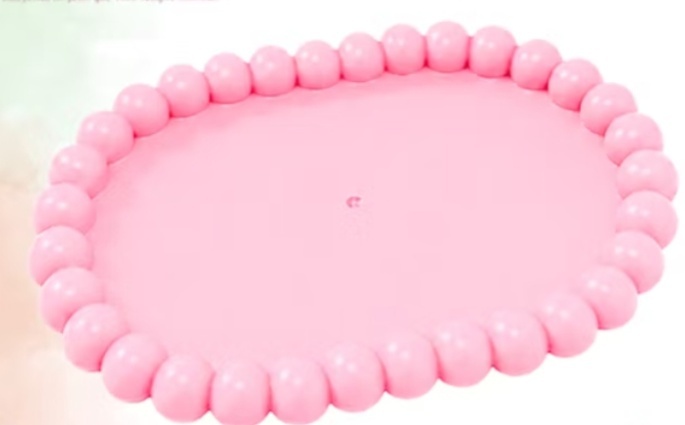 Bandeja Petit Oval - Rosa Candy - lucia mendonça decoraçoes
