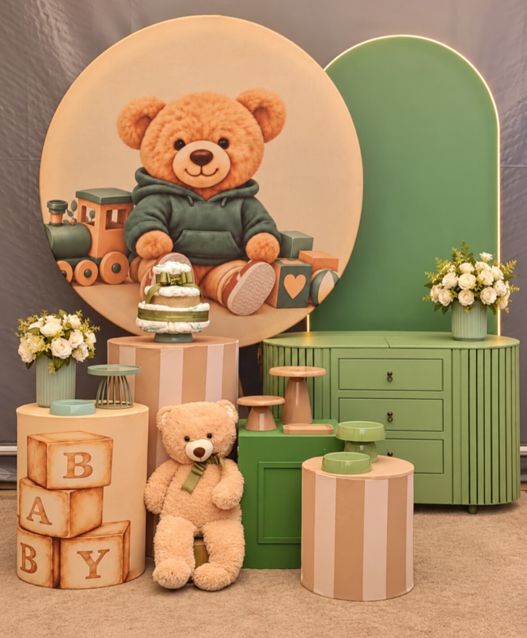 Chá Fralda Urso Baby 1 - lucia mendonça decoraçoes