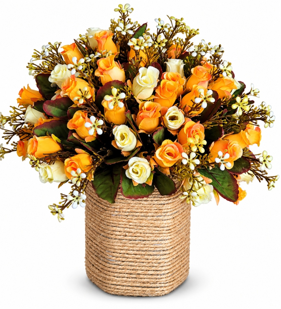 Vaso + Arranjo Amarelo - lucia mendonça decoraçoes