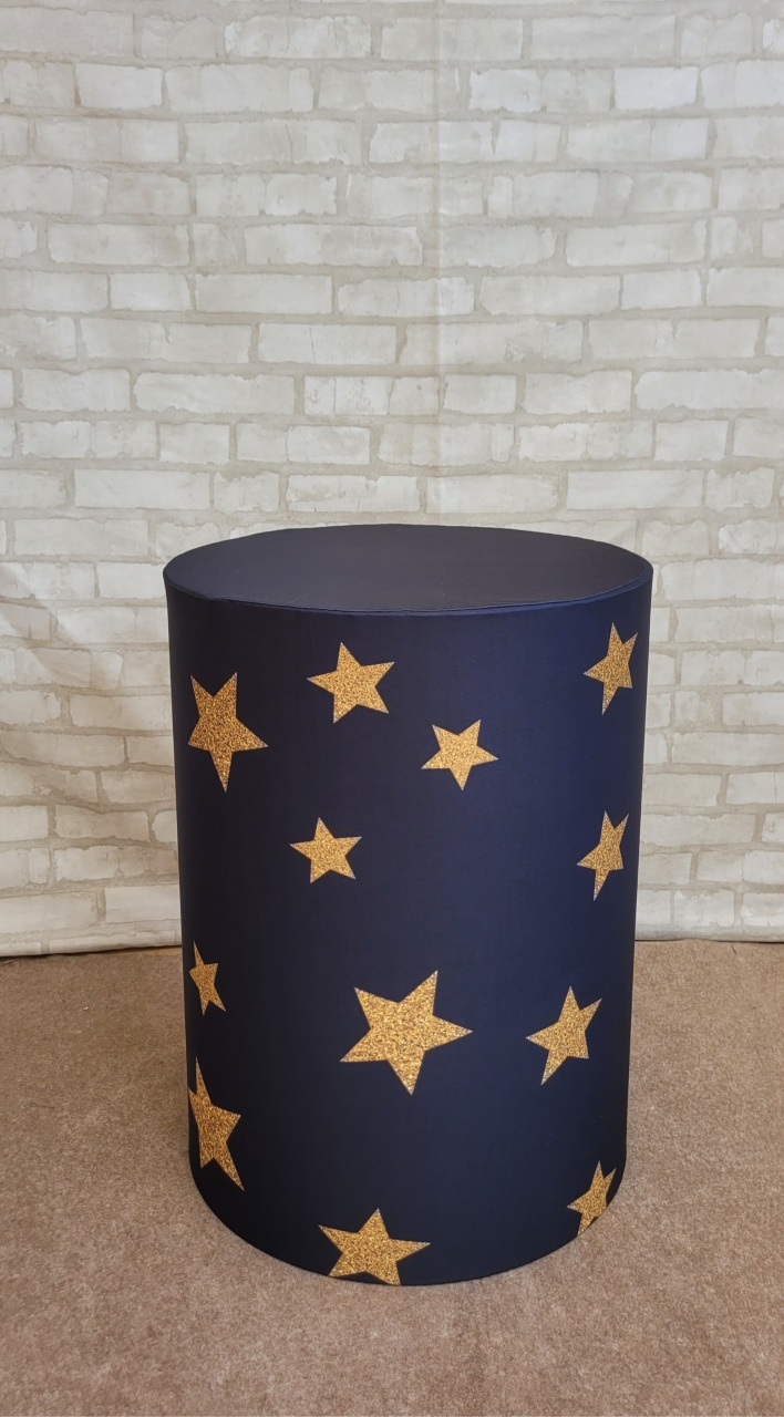 Capa Cilindro  Estrelas - Mulher Maravilha - M - lucia mendonça decoraçoes