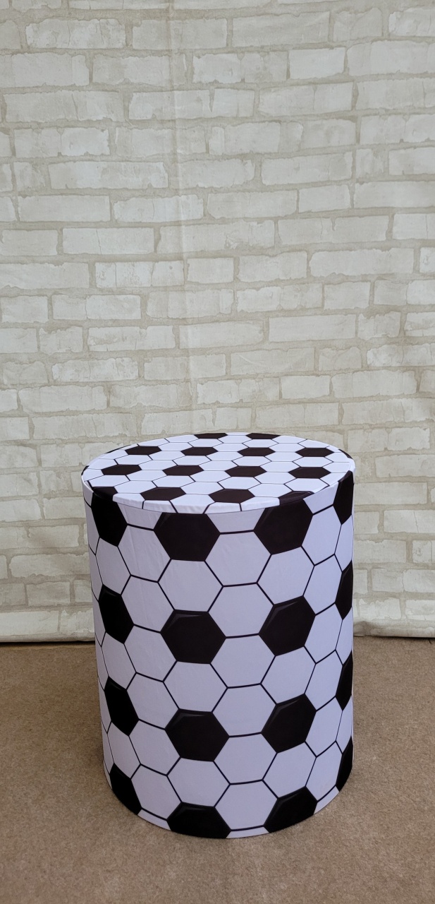 Capa Cilindro Futebol - Bola P - lucia mendonça decoraçoes