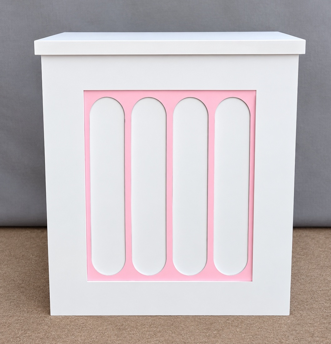 Mesa Branco / Rosa - lucia mendonça decoraçoes