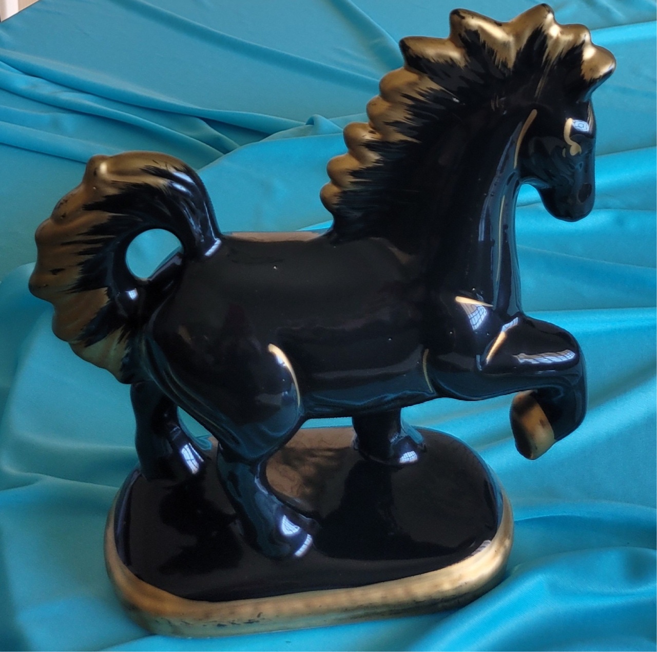 Cavalo Preto G - lucia mendonça decoraçoes