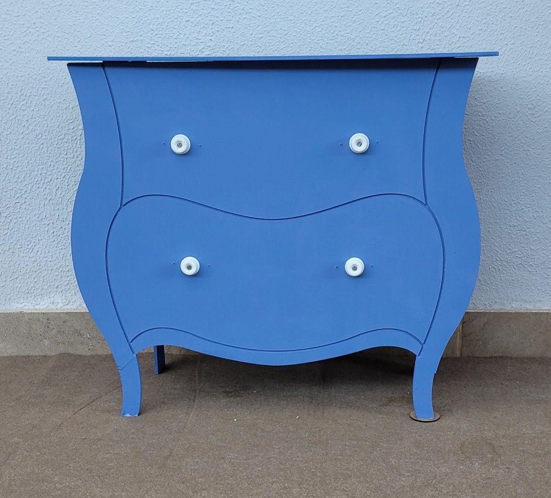 Cômoda Azul Pp - lucia mendonça decoraçoes