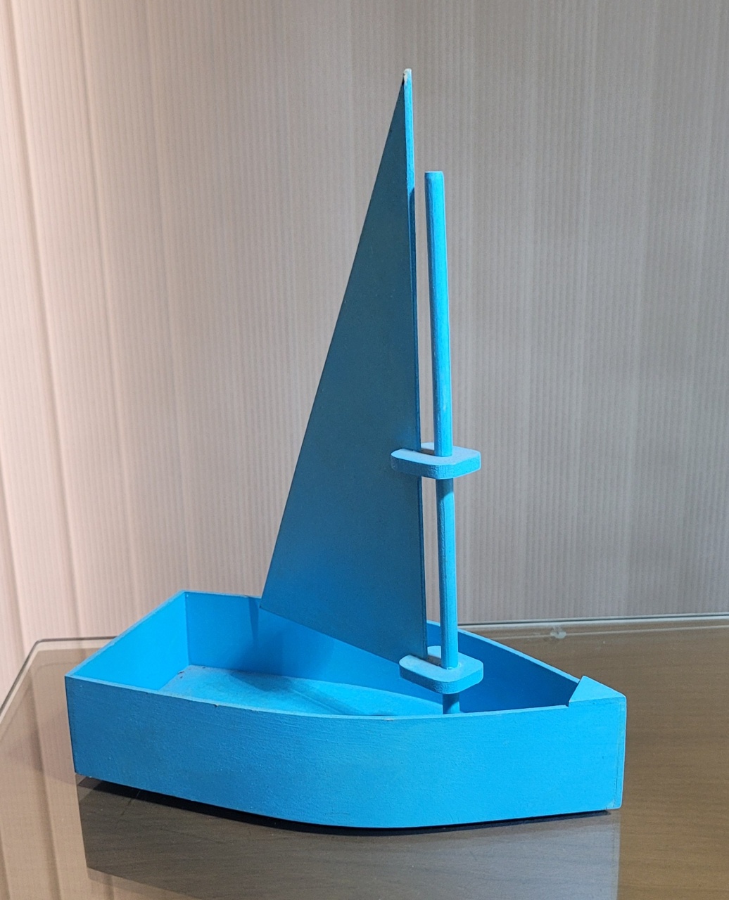 Porta Boces Barquinho Azul - lucia mendonça decoraçoes