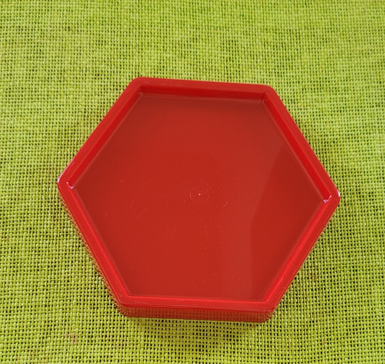 Sextavado - Vermelho  - lucia mendonça decoraçoes