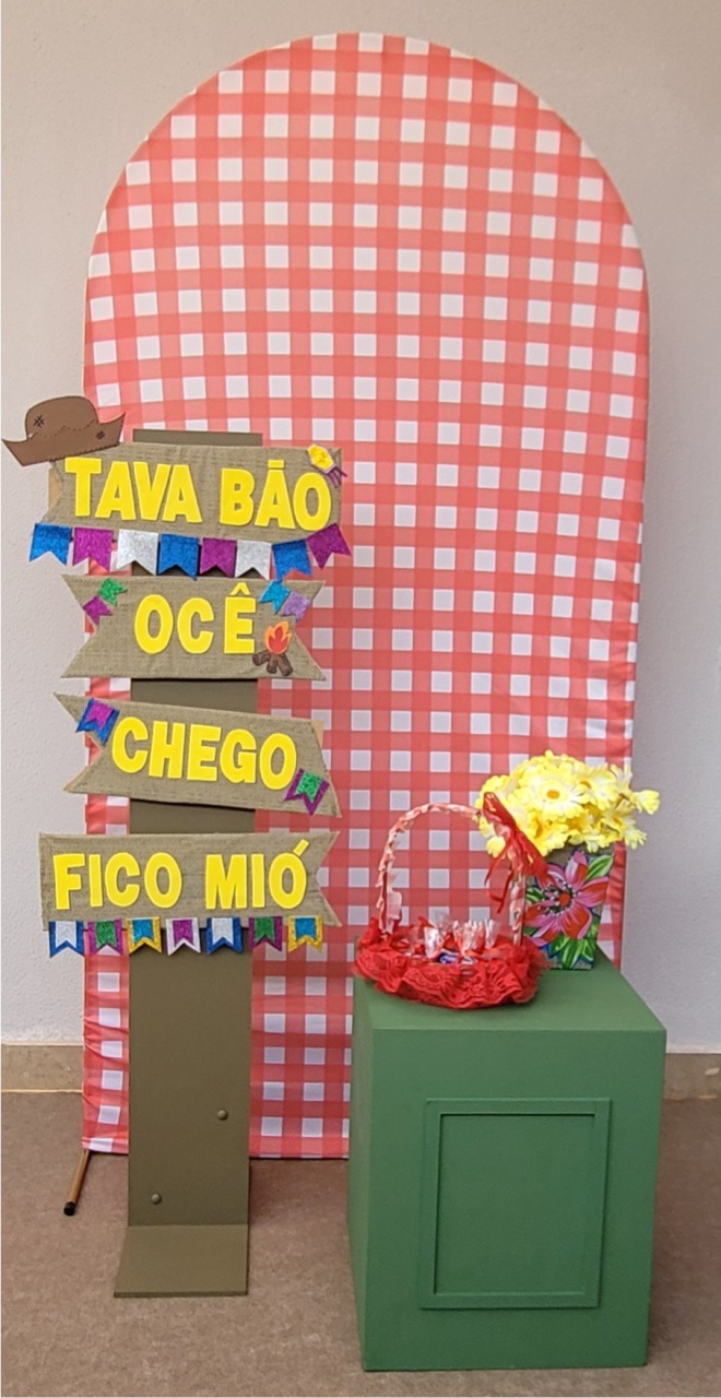 Placa Festa Junina - Entrada 2 - lucia mendonça decoraçoes