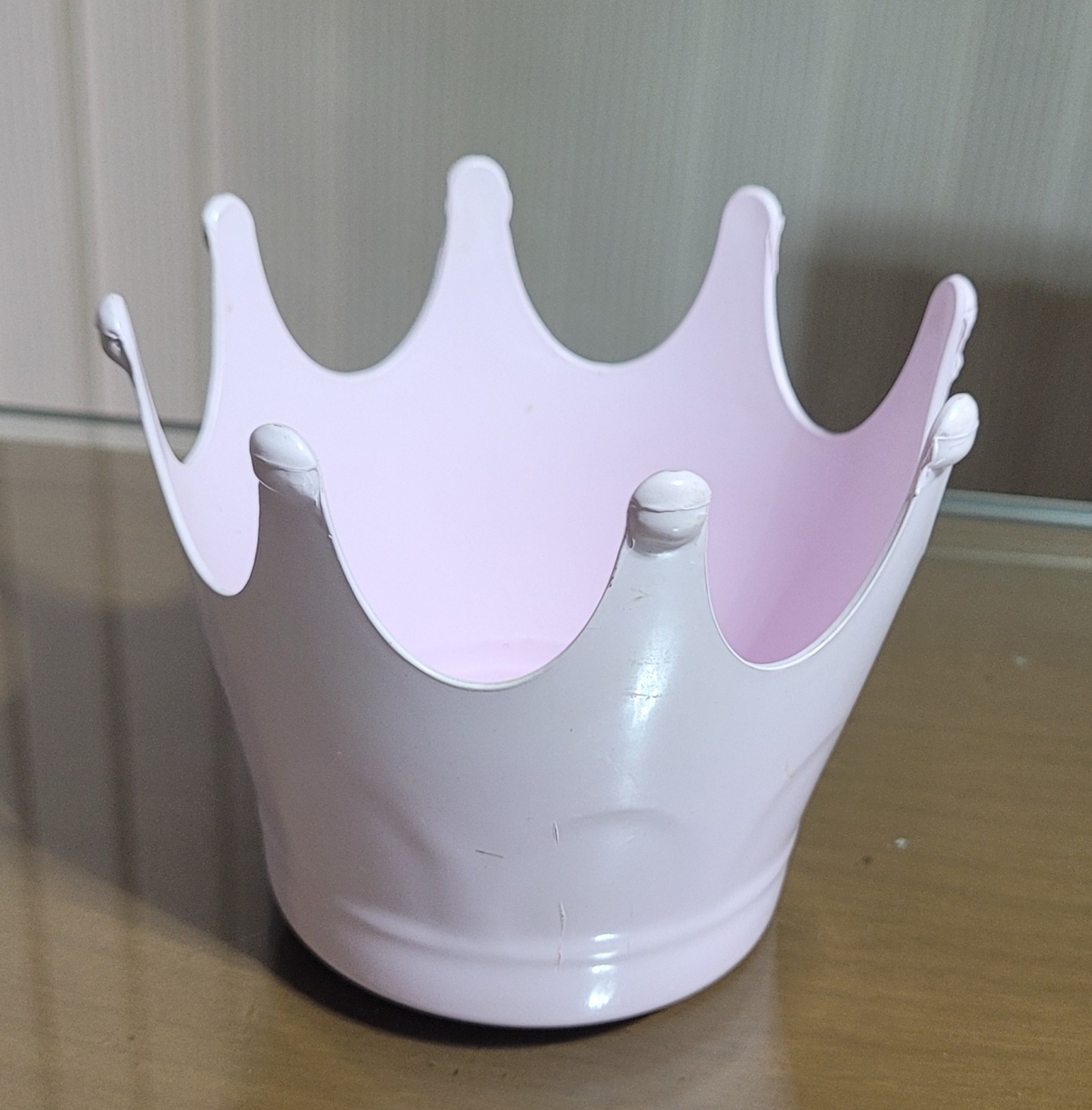 Vaso Coroa - Rosa - lucia mendonça decoraçoes
