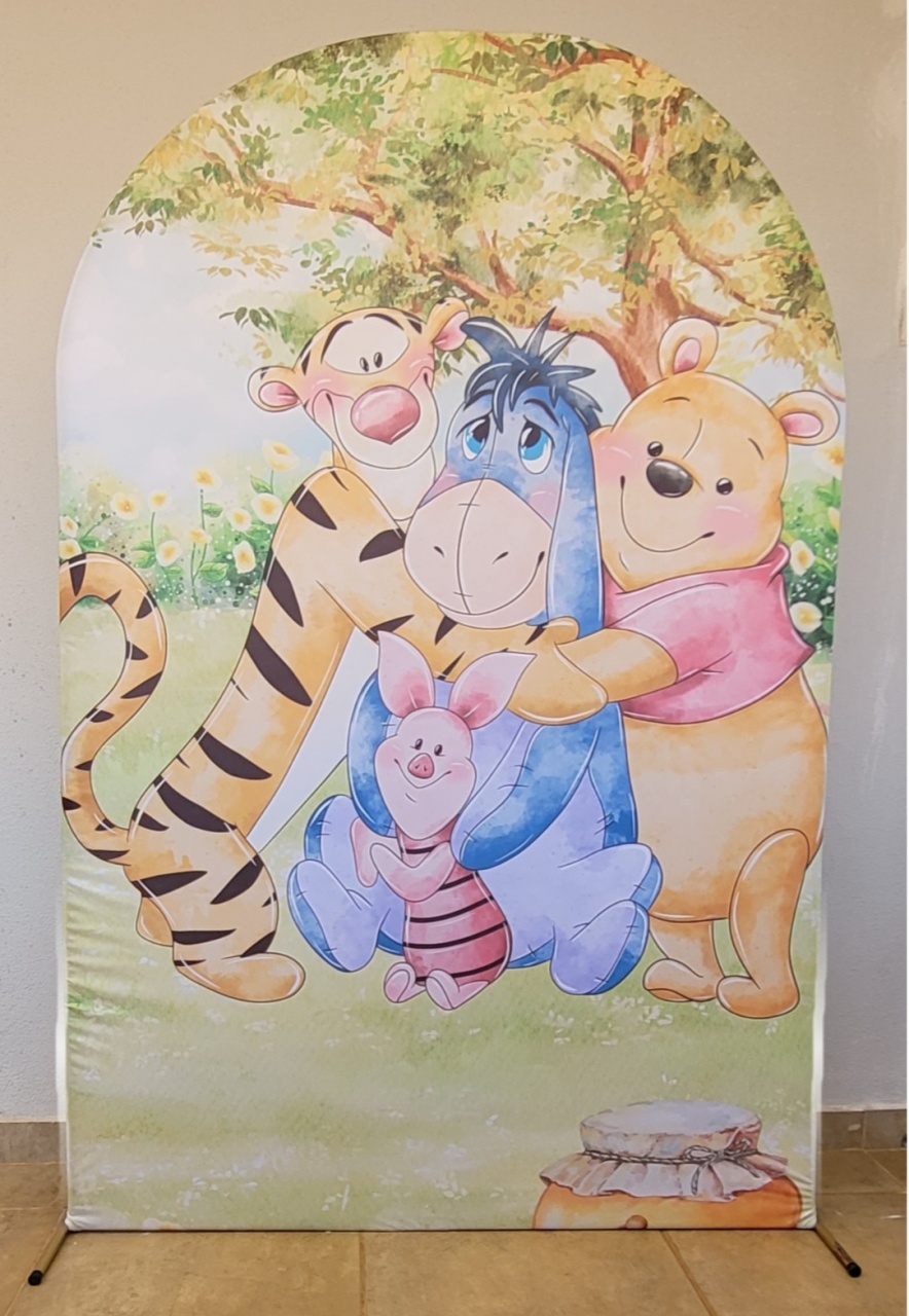 Capa Painel Romano Ursinho Pooh - lucia mendonça decoraçoes