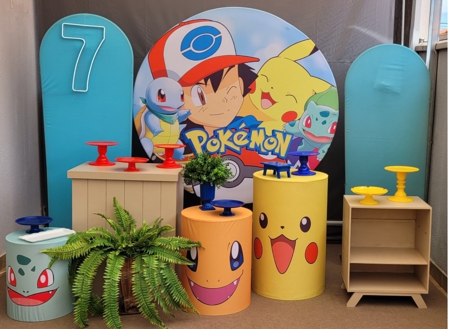 Pokemon Colorido - G - lucia mendonça decoraçoes