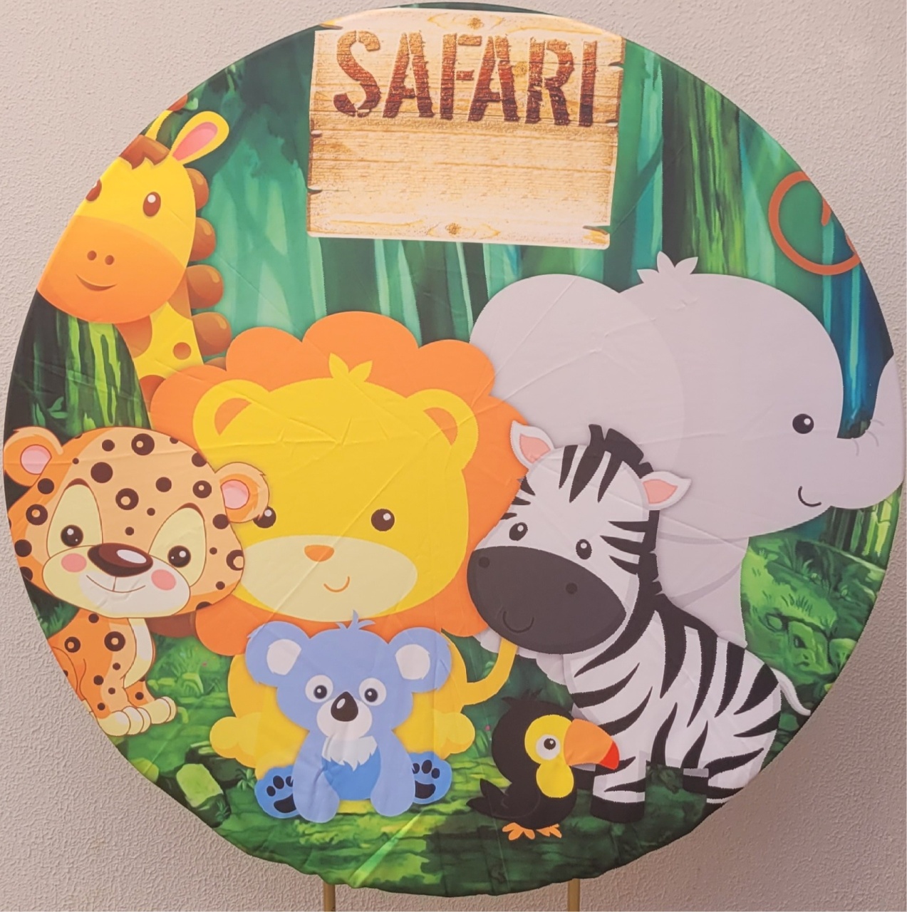 Capa Painel Redondo Safari - lucia mendonça decoraçoes