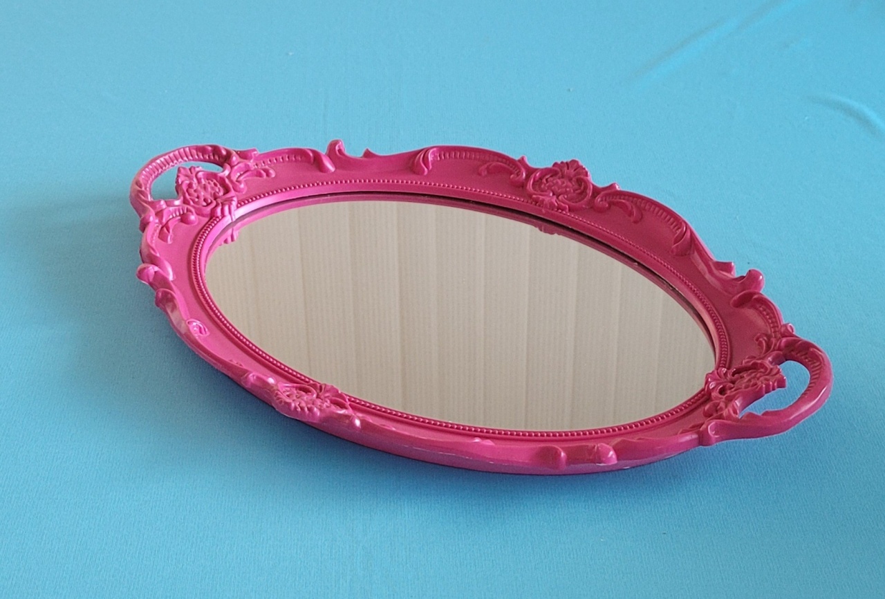 Bandeja Oval - Pink - lucia mendonça decoraçoes