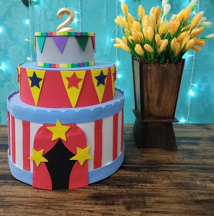 Bolo Circo - lucia mendonça decoraçoes