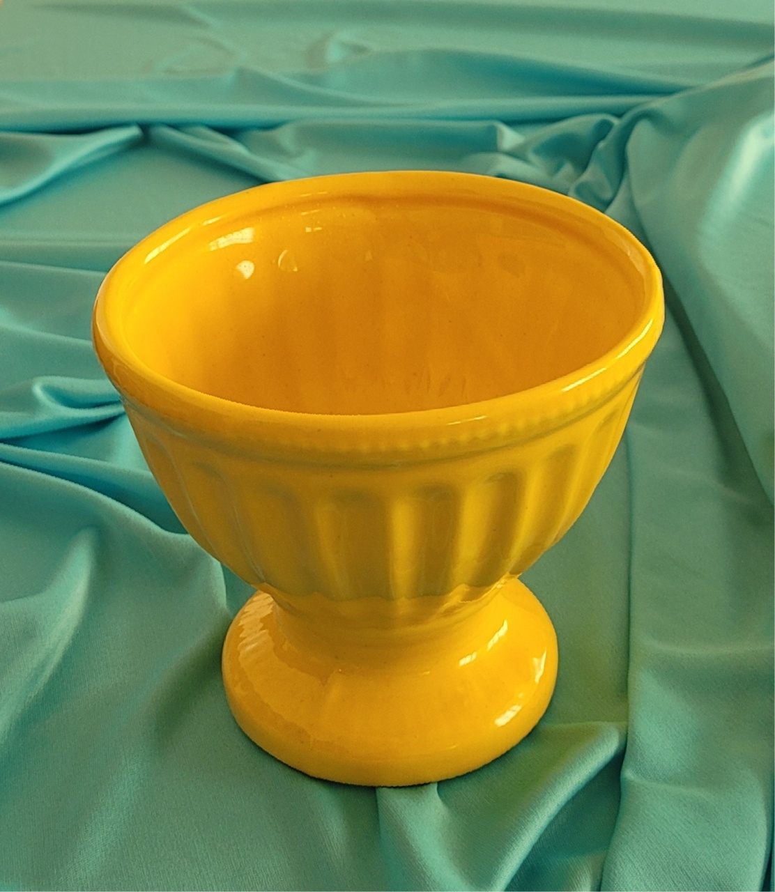 Vaso Cancelado Amarelo - P - lucia mendonça decoraçoes