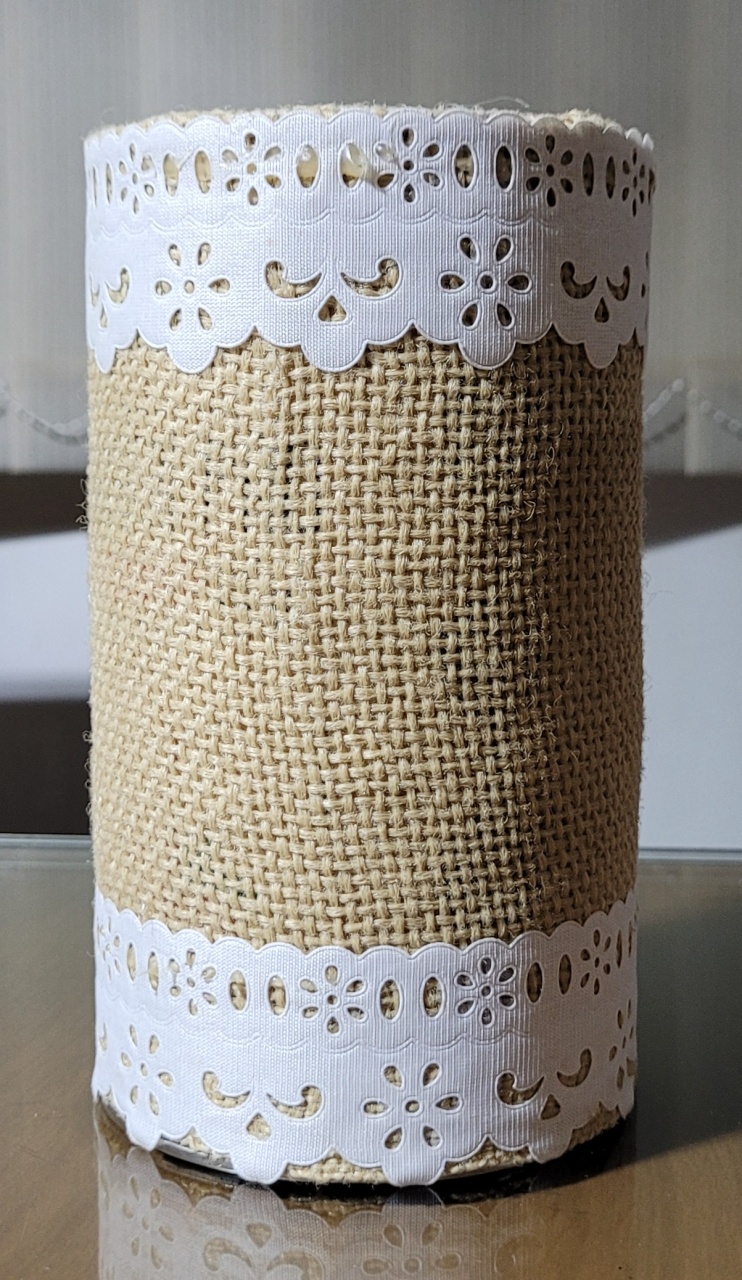 Vaso Alto - Juta - lucia mendonça decoraçoes