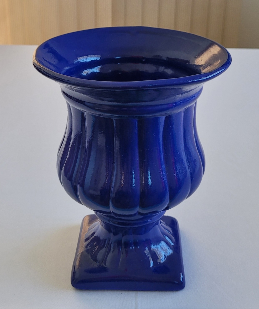 Vaso Azul Escuro  - G - lucia mendonça decoraçoes