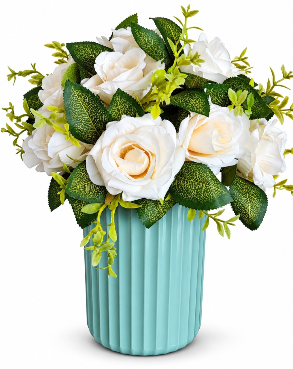 Vaso Eucalipto + Arranjo - lucia mendonça decoraçoes