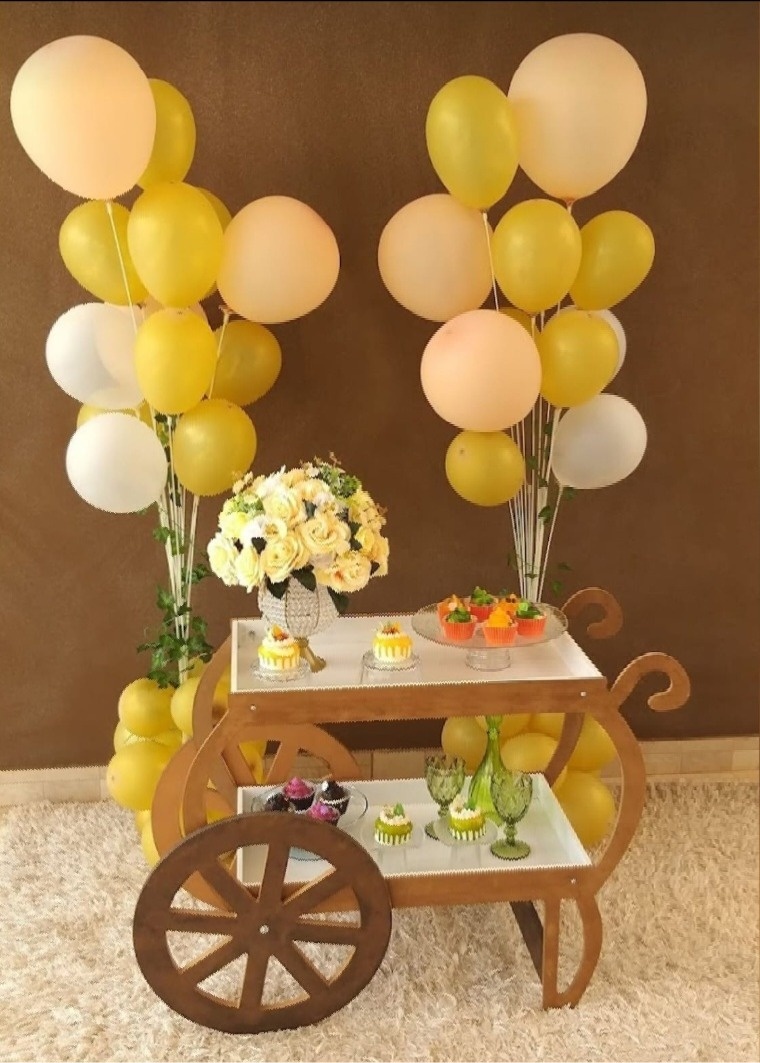 Carrinho de Chá  - lucia mendonça decoraçoes