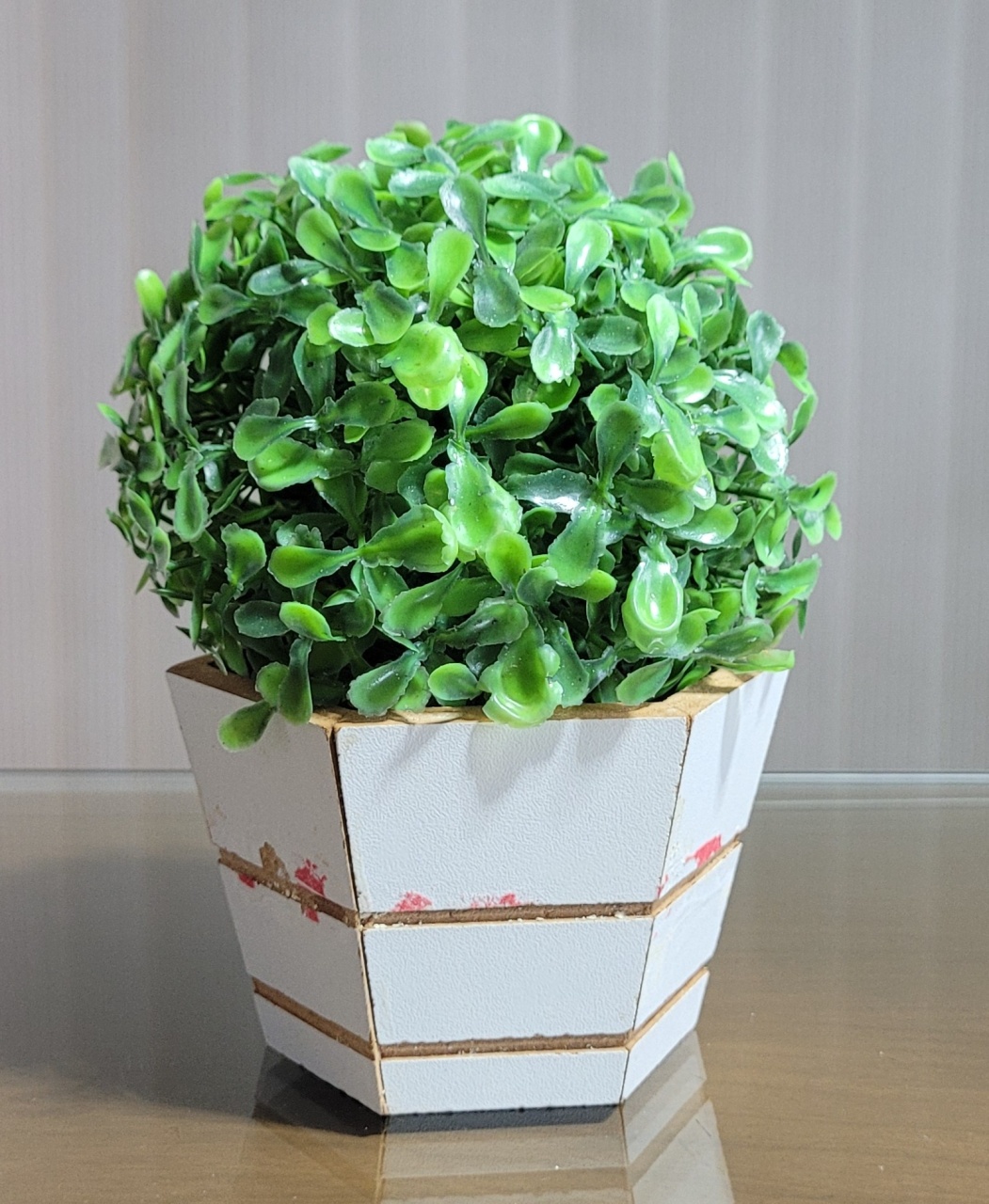 Cachepot Branco + Buchinho Pp - lucia mendonça decoraçoes