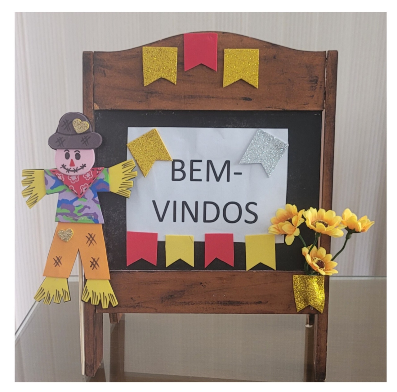 Placa / Lousa Boas Vindas - lucia mendonça decoraçoes