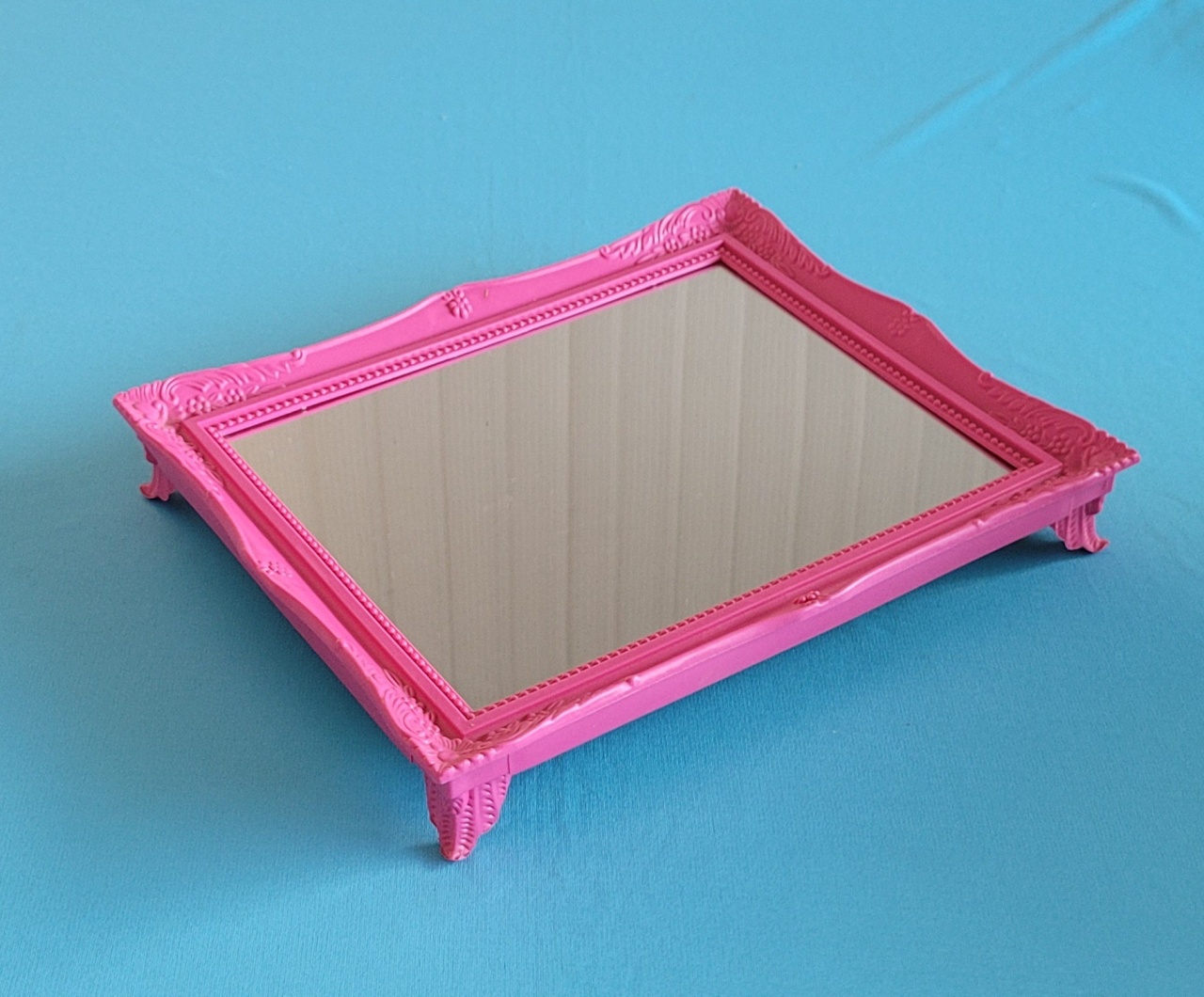 Bandeja Retangular  - Pink - lucia mendonça decoraçoes