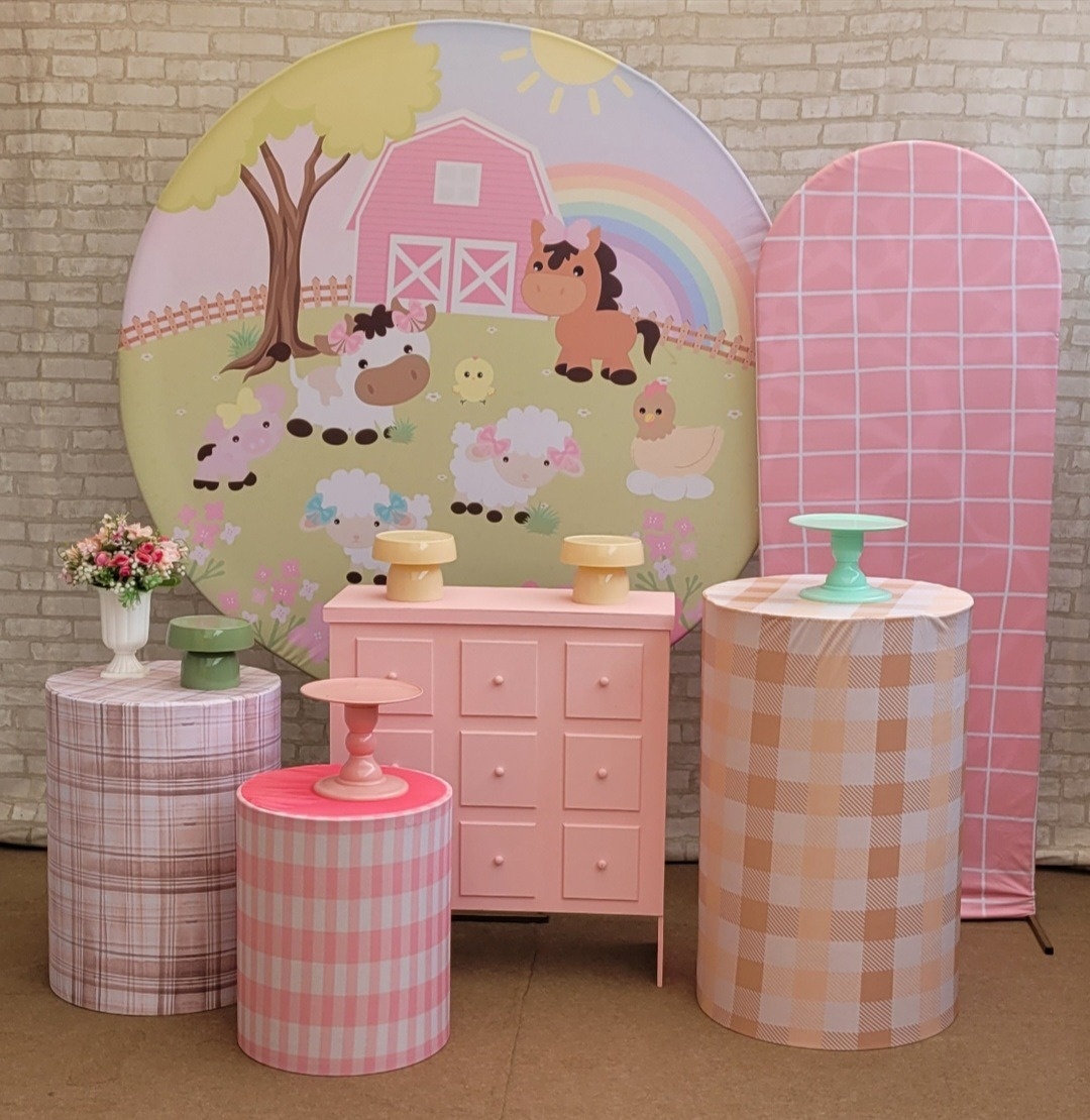 Fazendinha Rosa Clean G - lucia mendonça decoraçoes
